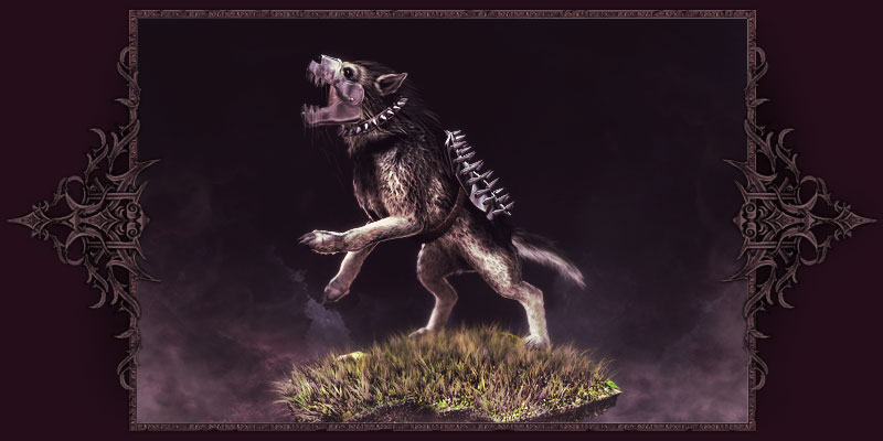 Gepanzerter bionischer Wolfshu Gepanzerter bionischer Wolfshu